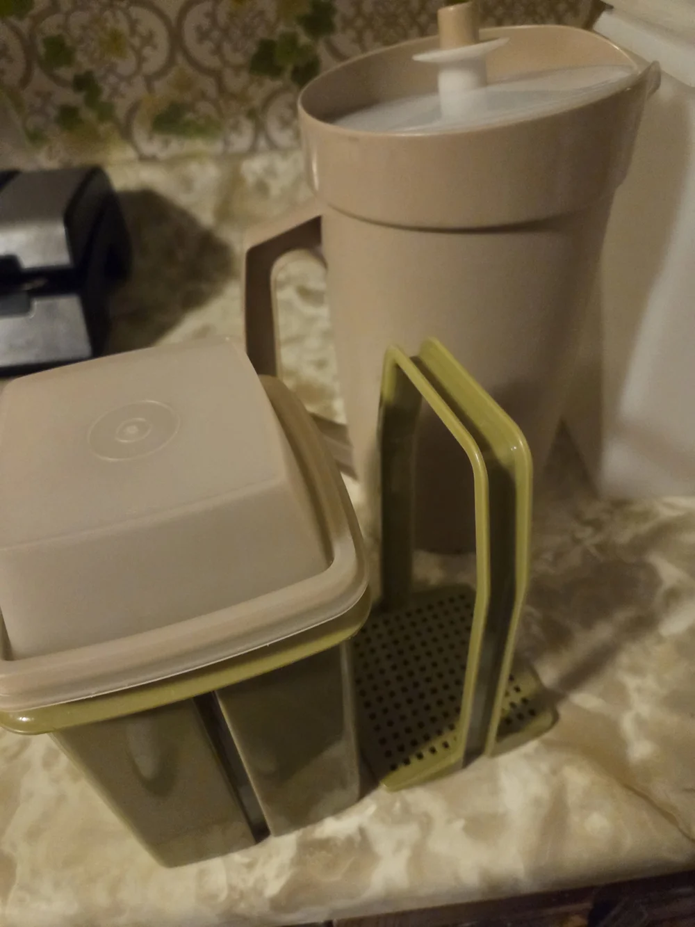 Tupperware Pitcher,  and 3 Other Items Storage Bundle